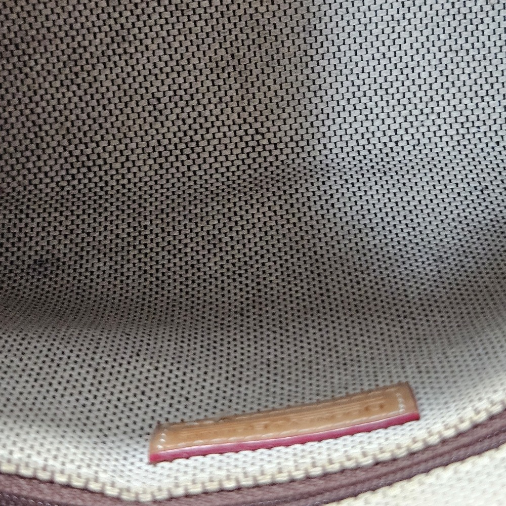Dooney & Bourke Pink Monogram Logo Domed Satchel Handbag Double Handle Purse - Picture 11 of 16